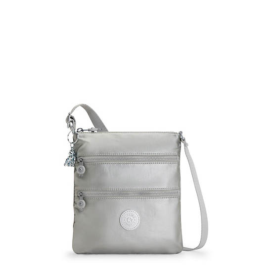 Kipling Keiko Metallic Crossbody Mini Táska Titán | HU 1333JP